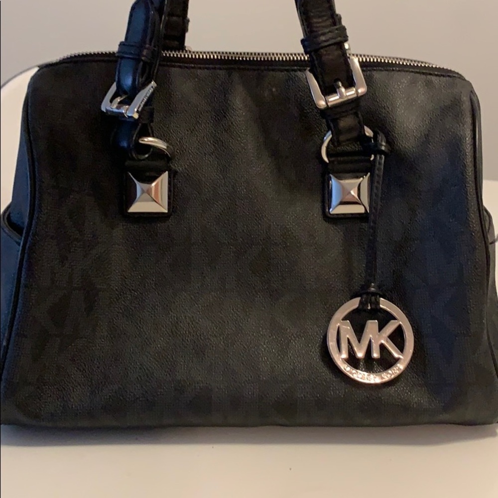 Michael Kors purse, bowling bag style